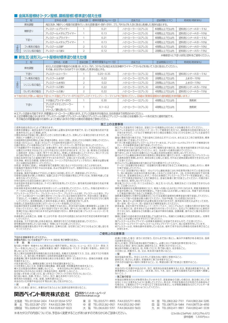 アレスクール水性Si【15kg】 – 関西ペイント ブラーノ オンラインショップ